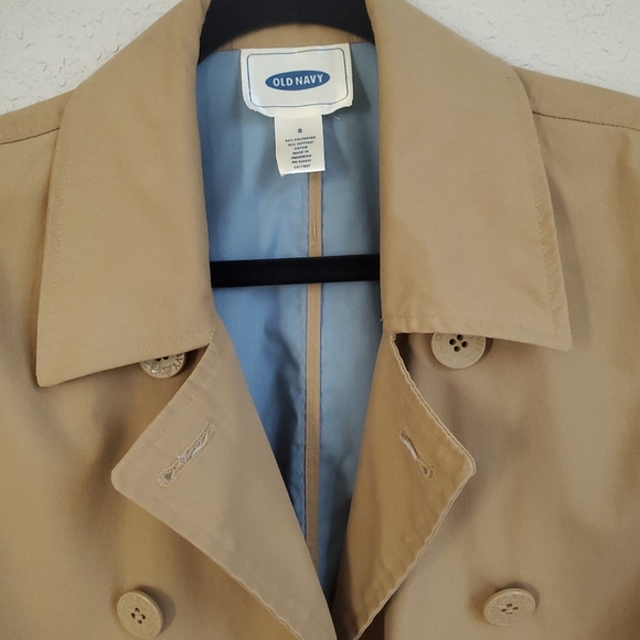 Old Navy Tan Trench Coat - Picture 6 of 6